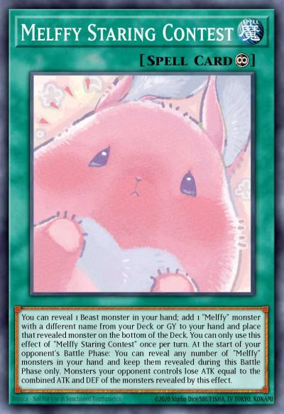 Melffy Staring Contest Common MP23-EN141 25th Anniversary Tin Dueling Heroes Mega Pack Yugioh card