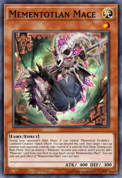 Mementotlan Mace Super Rare VASM-EN006 Valiant Smashers Yugioh card