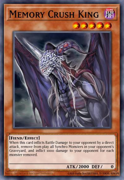Memory Crush King Common TSHD-EN029 The Shining Darkness Yugioh card