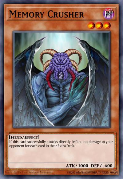 Memory Crusher Common CP07-EN016 Champion Pack Game Seven Yugioh card