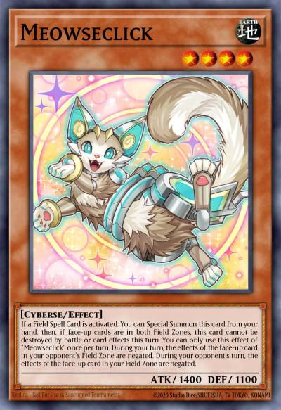 Meowseclick Common MP22-EN207 2022 Tin of the Pharaohs Gods Yugioh card