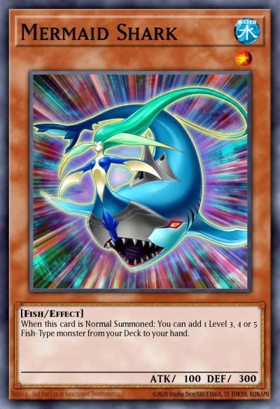 Mermaid Shark Rare PRIO-EN005 Primal Origin Yugioh card