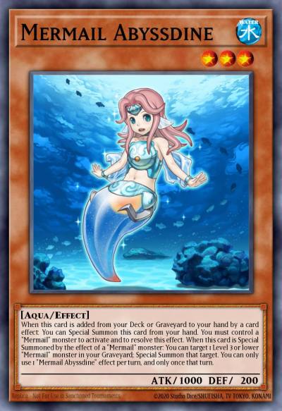 Mermail Abyssdine Super Rare CBLZ-EN032 Cosmo Blazer Yugioh card
