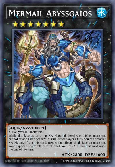 Mermail Abyssgaios Ultimate Rare ABYR-EN046 Abyss Rising Yugioh card
