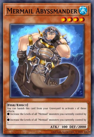 Mermail Abyssmander Rare ABYR-EN081 Abyss Rising Yugioh card