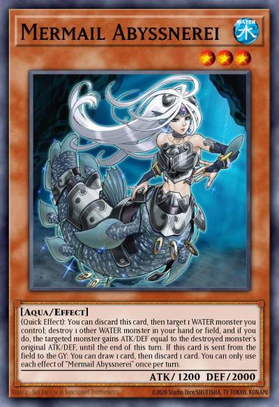 Mermail Abyssnerei Common MP18-EN118 2018 Mega-Tin Mega Pack Yugioh card