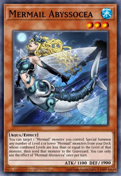 Mermail Abyssocea Common MP14-EN016 2014 Mega-Tin Mega Pack Yugioh card