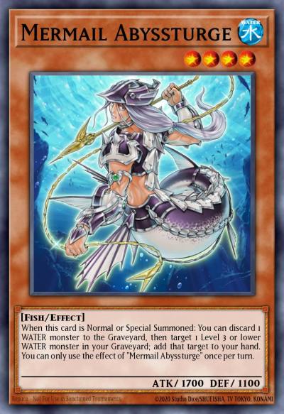 Mermail Abyssturge Rare ABYR-EN017 Abyss Rising Yugioh card