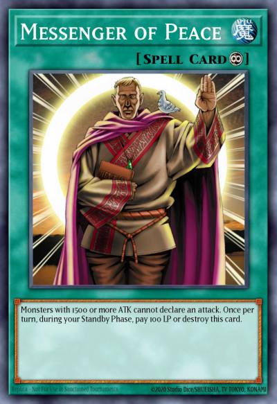 Messenger of Peace Common DB1-EN065 Dark Beginning 1 Yugioh card
