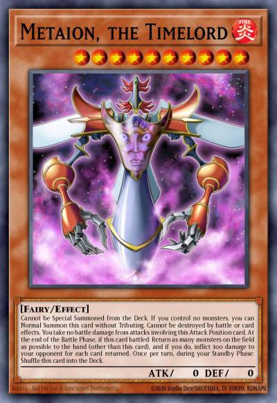Metaion the Timelord Ultra Rare BLRR-EN026 Battles of Legend Relentless Revenge Yugioh card