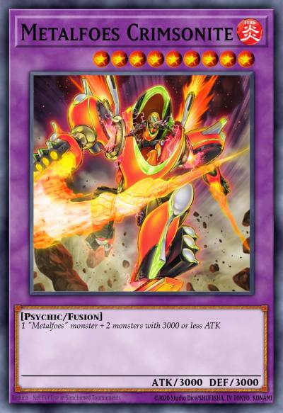Metalfoes Crimsonite Rare MP17-EN094 2017 Mega-Tin Mega Pack Yugioh card