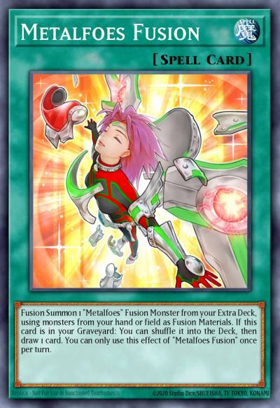 Metalfoes Fusion Super Rare MP17-EN104 2017 Mega-Tin Mega Pack Yugioh card