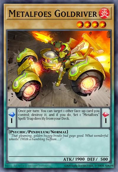Metalfoes Goldriver Rare MP17-EN078 2017 Mega-Tin Mega Pack Yugioh card