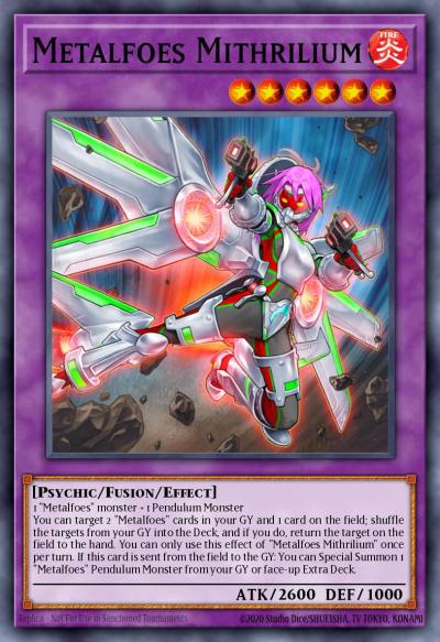 Metalfoes Mithrilium Ultra Rare MP17-EN148 2017 Mega-Tin Mega Pack Yugioh card