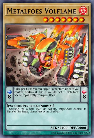 Metalfoes Volflame Rare MP17-EN079 2017 Mega-Tin Mega Pack Yugioh card