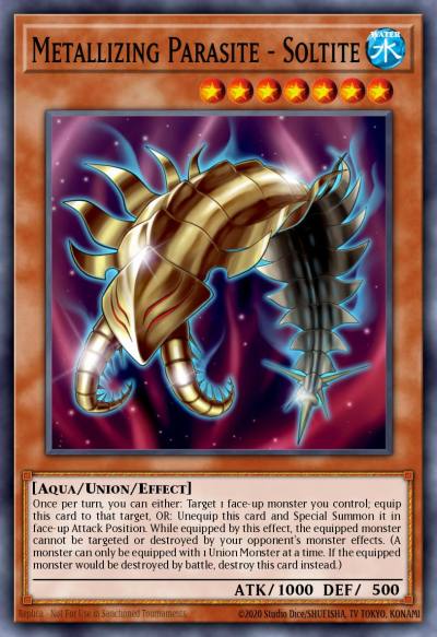Metallizing Parasite - Soltite Common ABYR-EN034 Abyss Rising Yugioh card