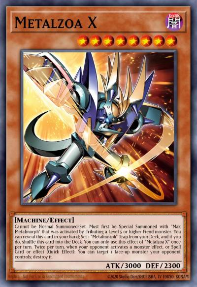 Metalzoa X Super Rare ROTA-EN006 Rage of the Abyss Yugioh card