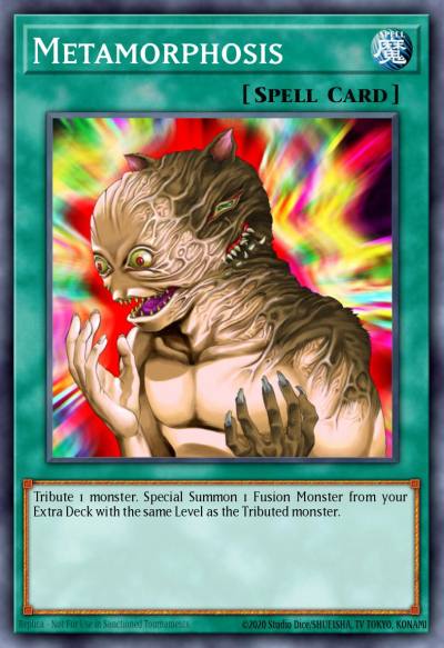 Metamorphosis Ultra Rare MP25-EN299 2025 Mega-Pack Tin Yugioh card