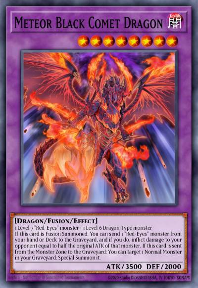 Meteor Black Comet Dragon Ultra Rare GFTP-EN096 Ghosts From the Past Yugioh card