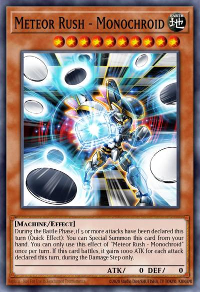 Meteor Rush - Monochroid Common MP24-EN317 25th Anniversary Tin Dueling Mirrors Yugioh card