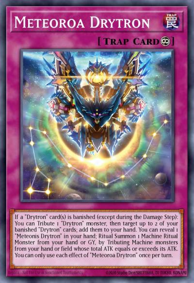 Meteoroa Drytron Common MP25-EN397 2025 Mega-Pack Tin Yugioh card