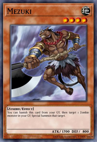 Mezuki Rare BP03-EN046 Battle Pack 3 Monster League Yugioh card