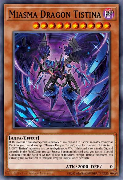 Miasma Dragon Tistina Common DUAD-EN020 Duelists Advance Yugioh card