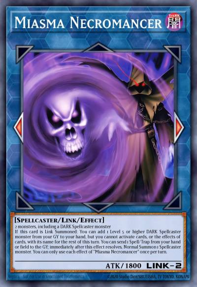 Miasma Necromancer Common DOOD-EN052 Doom of Dimensions Yugioh card