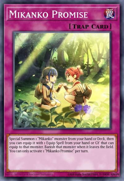 Mikanko Promise Rare AMDE-EN035 Amazing Defenders Yugioh card