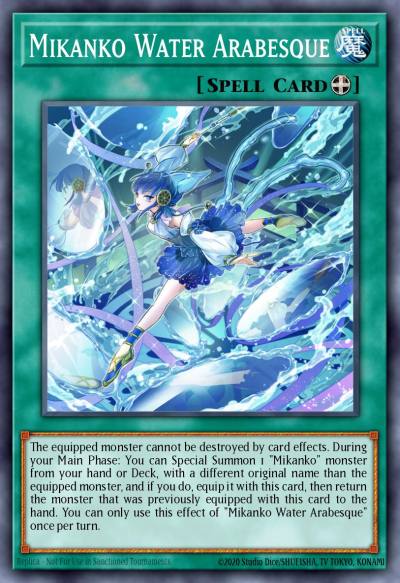 Mikanko Water Arabesque Prismatic Secret Rare MP24-EN136 25th Anniversary Tin Dueling Mirrors Yugioh card