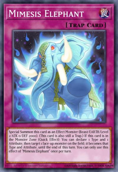 Mimesis Elephant Ultra Rare MP24-EN163 25th Anniversary Tin Dueling Mirrors Yugioh card