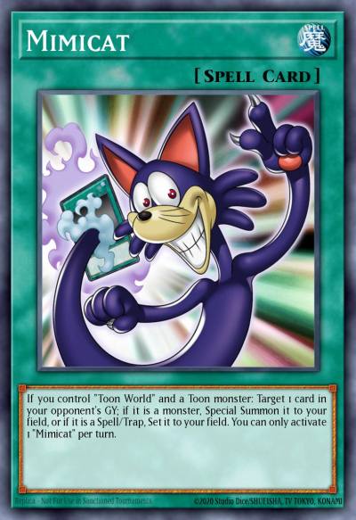 Mimicat Secret Rare DRL2-EN027 Dragons of Legend 2 Yugioh card