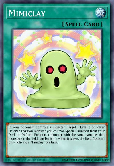 Mimiclay Common MP15-EN167 2015 Mega-Tin Mega Pack Yugioh card