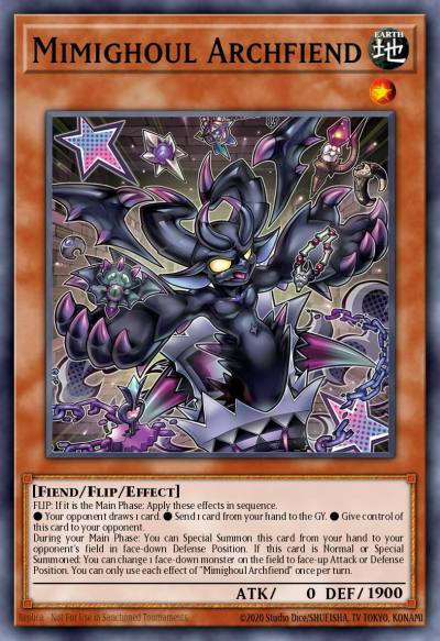 Mimighoul Archfiend Ultra Rare MP25-EN237 2025 Mega-Pack Tin Yugioh card