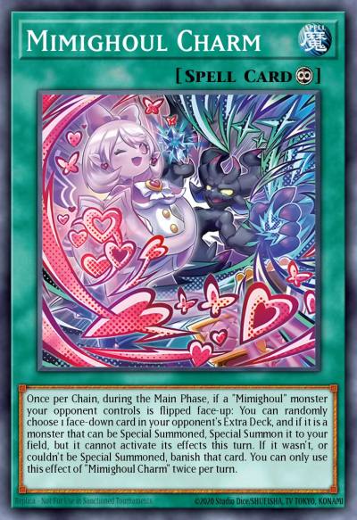 Mimighoul Charm Ultra Rare MP25-EN260 2025 Mega-Pack Tin Yugioh card