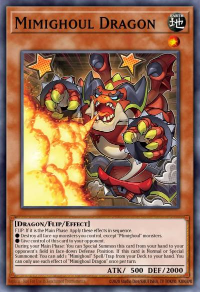 Mimighoul Dragon Ultra Rare MP25-EN235 2025 Mega-Pack Tin Yugioh card