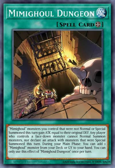 Mimighoul Dungeon Prismatic Secret Rare MP25-EN097 2025 Mega-Pack Tin Yugioh card