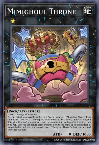Mimighoul Throne Prismatic Secret Rare MP25-EN117 2025 Mega-Pack Tin Yugioh card