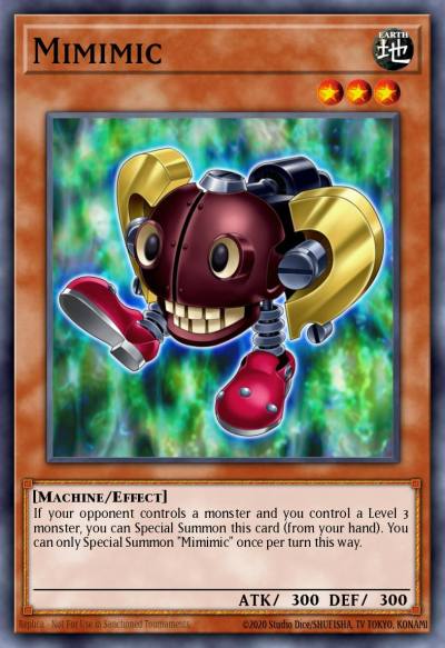 Mimimic Common LTGY-EN003 Lord of the Tachyon Galaxy Yugioh card