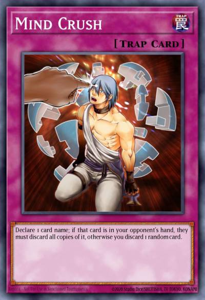 Mind Crush Super Rare CP08-EN003 Champion Pack Game Eight Yugioh card