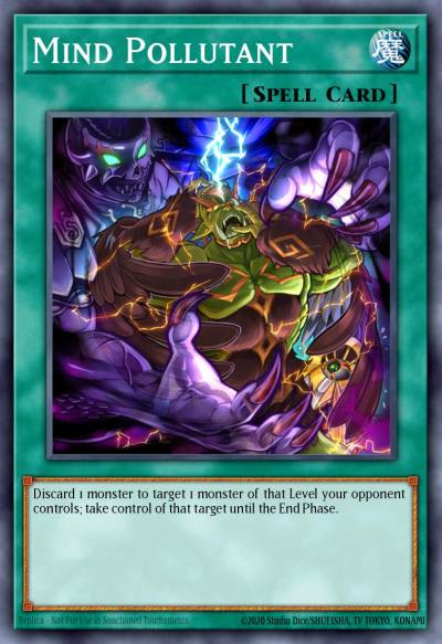 Mind Pollutant Rare ABYR-EN064 Abyss Rising Yugioh card