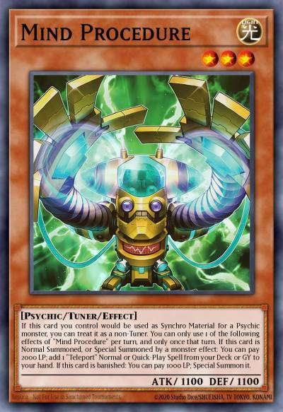 Mind Procedure Super Rare DUAD-EN015 Duelists Advance Yugioh card