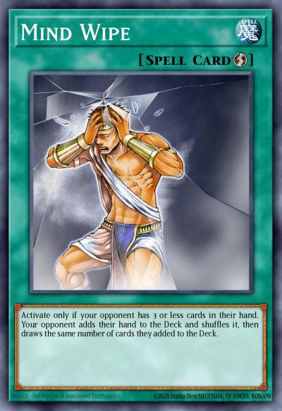 Mind Wipe Common DR3-EN039 Dark Revelation Volume 3 Yugioh card
