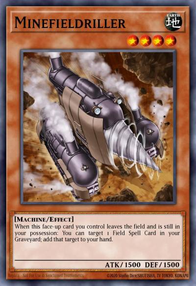 Minefieldriller Super Rare ANPR-EN034 Ancient Prophecy Yugioh card