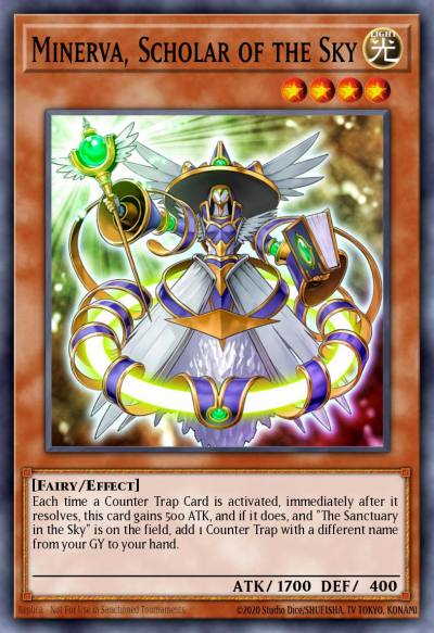 Minerva Scholar of the Sky Common SR05-EN002 Structure Deck Wave of Light Yugioh card