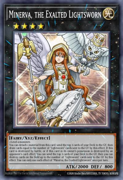 Minerva the Exalted Lightsworn Ultra Rare BLC1-EN013 Battles of Legend Chapter 1 Yugioh card