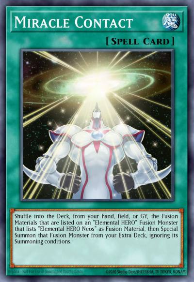 Miracle Contact Common BLC1-EN075 Battles of Legend Chapter 1 Yugioh card