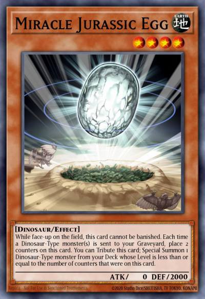 Miracle Jurassic Egg Common SR04-EN011 Dinosmashers Fury Structure Deck Yugioh card