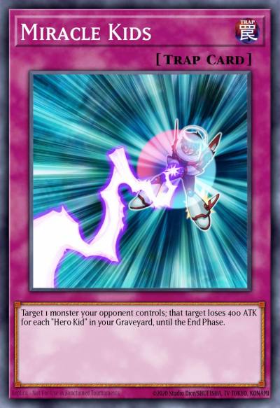 Miracle Kids Common DR04-EN170 Dark Revelation Volume 4 Yugioh card