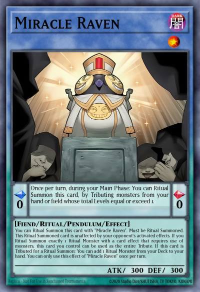 Miracle Raven Super Rare OP29-EN007 OTS Tournament Pack 29 Yugioh card